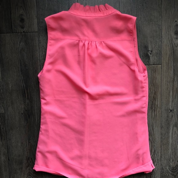 J. Crew Coral Ruffle Blouse - Picture 4 of 4